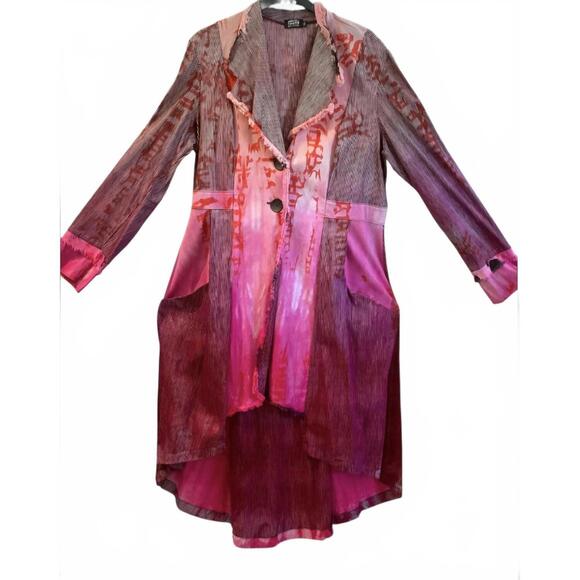 ART OF CLOTH Jackets & Blazers - NEW ART OF CLOTH women's florence jacket in magenta ombre